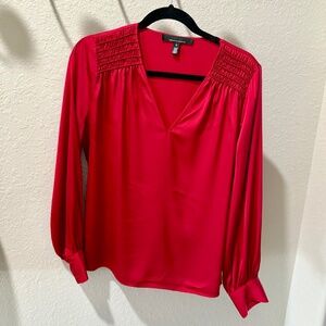 Red blouse